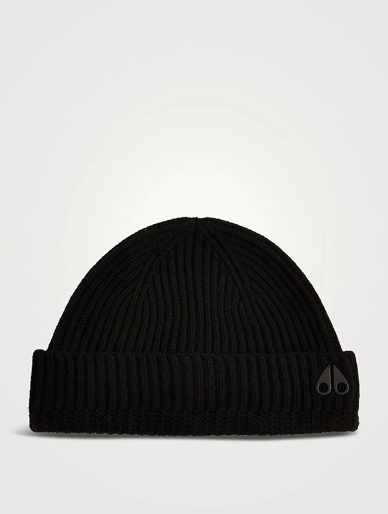 Wool Ribbed Beanie