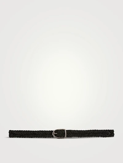 Suede Woven Belt