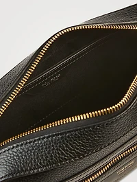 Grain Leather Smart Wash Bag