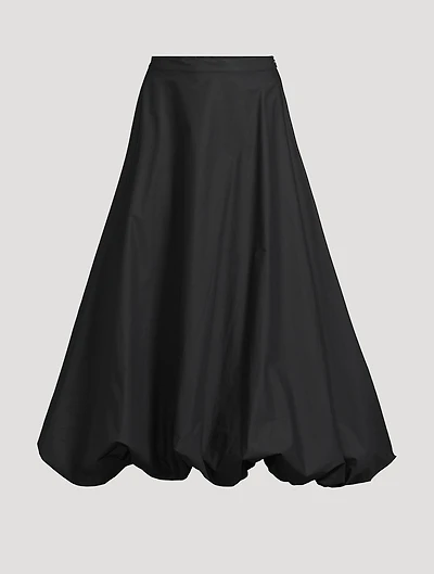 Aubrey Poplin Midi Skirt