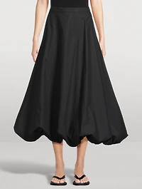 Aubrey Poplin Midi Skirt