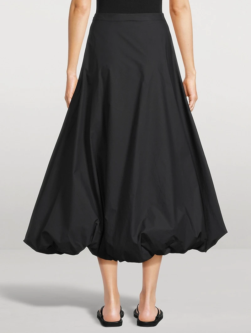 Aubrey Poplin Midi Skirt