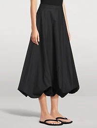 Aubrey Poplin Midi Skirt