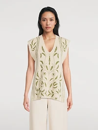 Isolt Jacquard Sweater Vest