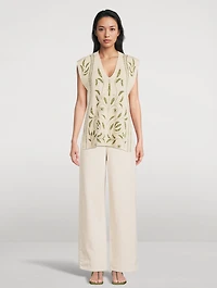 Isolt Jacquard Sweater Vest