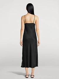 Libbie Lace-Trimmed Slip Dress