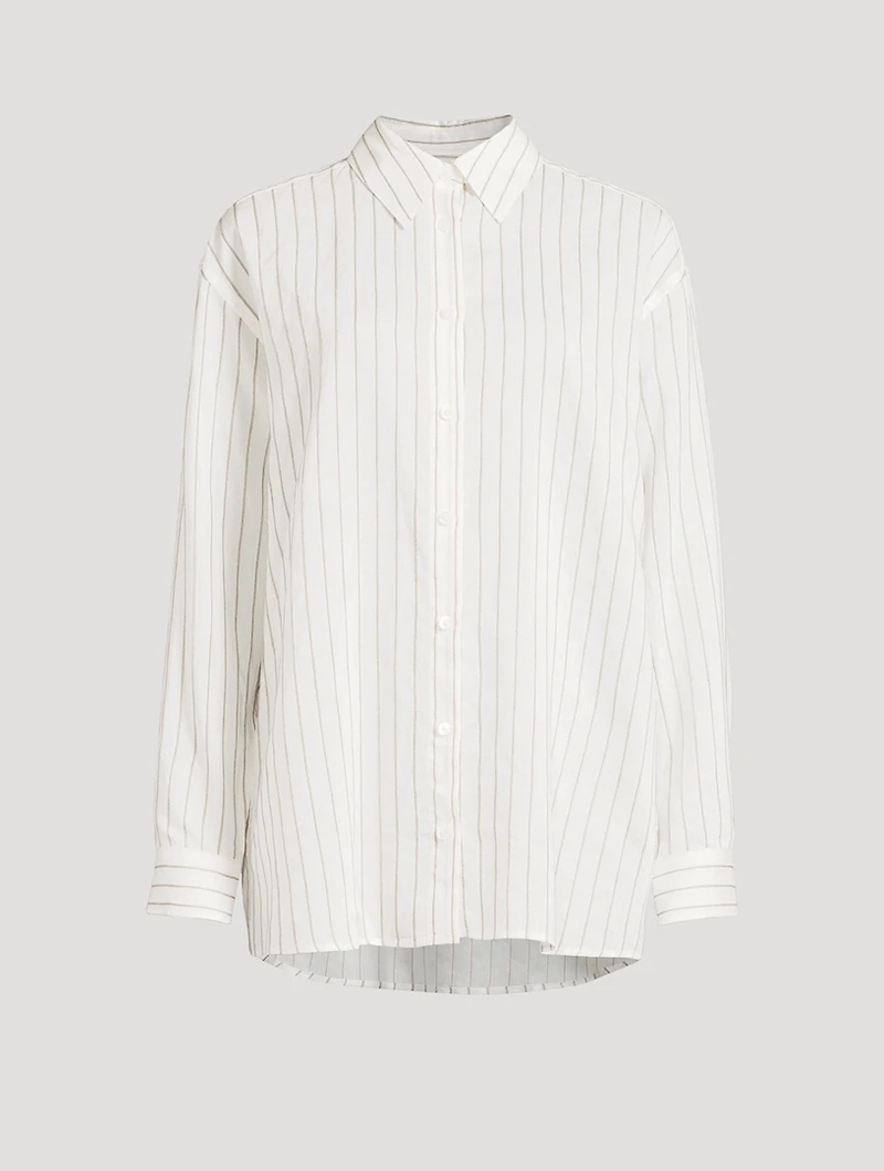 Classic Shirt Stripe Print