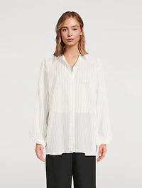 Classic Shirt Stripe Print