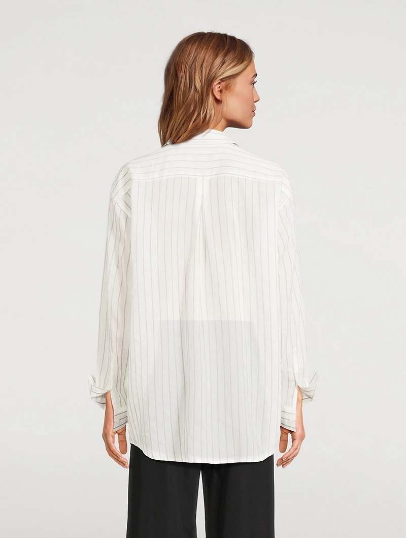 Classic Shirt Stripe Print