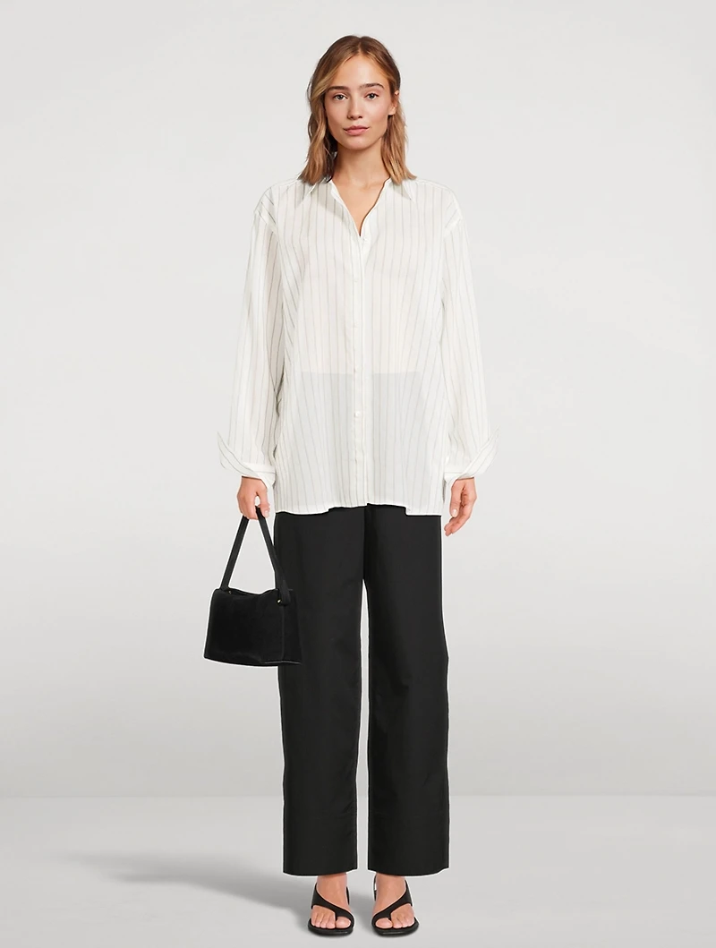 Classic Shirt Stripe Print