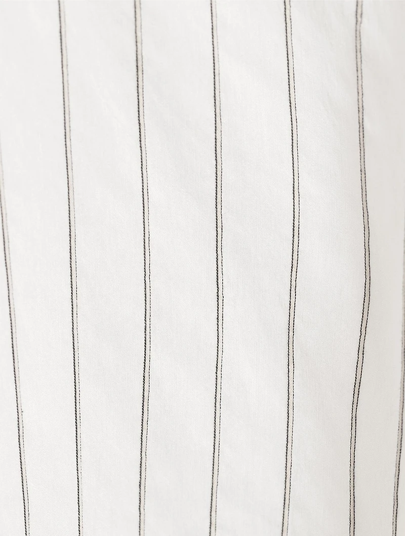 Classic Shirt Stripe Print