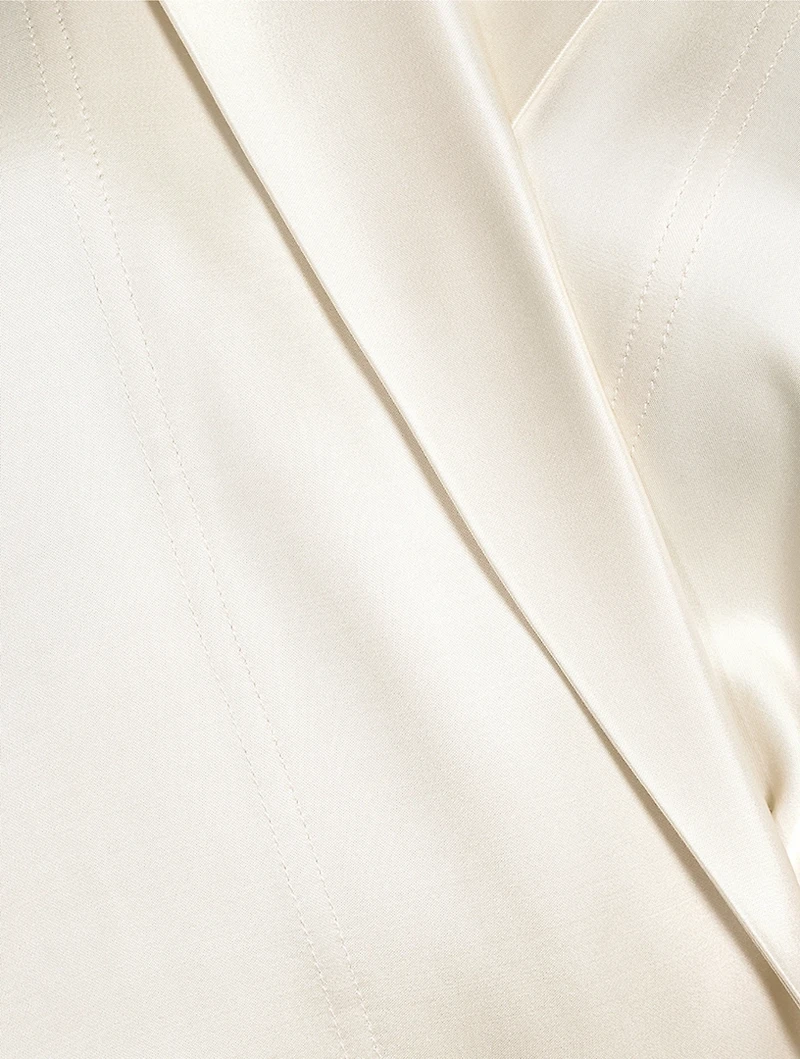 Satin Wrap Shirt