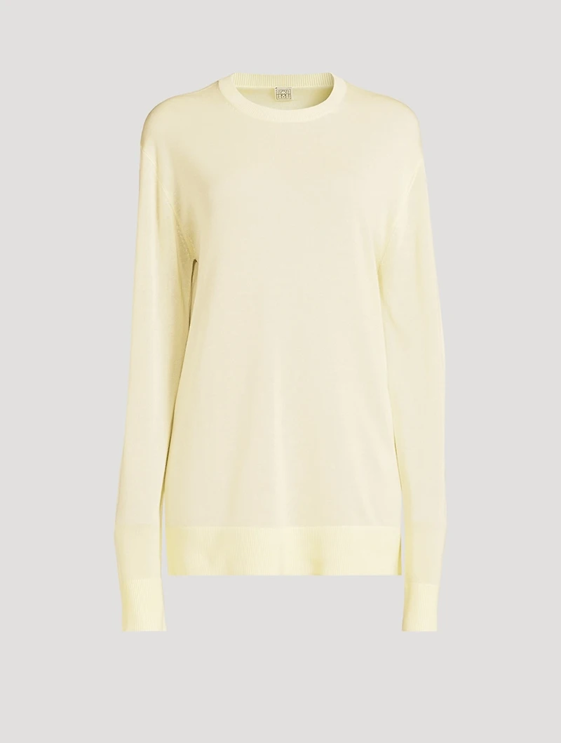 Long-Sleeve Knit T-Shirt