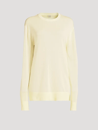 Long-Sleeve Knit T-Shirt