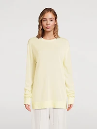 Long-Sleeve Knit T-Shirt