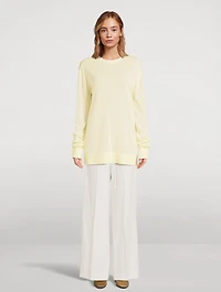 Long-Sleeve Knit T-Shirt
