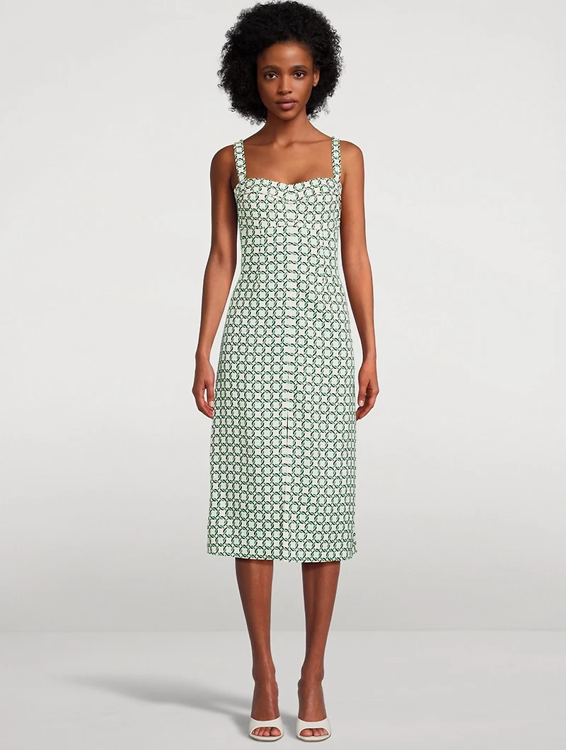 Colleen Printed Midi Dress