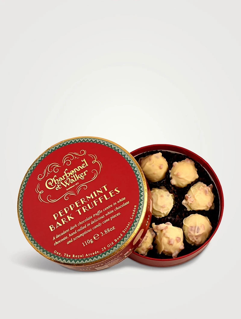 Peppermint Bark Truffles