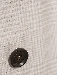 Lurex Shirt Plaid Print