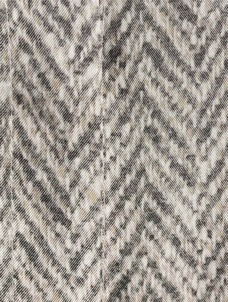 Herringbone Silk Shirt