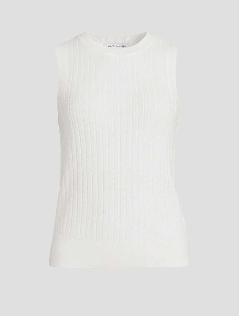 Jerrel Merino Wool Sleeveless Sweater