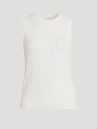 Jerrel Merino Wool Sleeveless Sweater