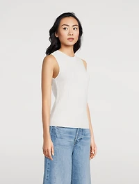 Jerrel Merino Wool Sleeveless Sweater