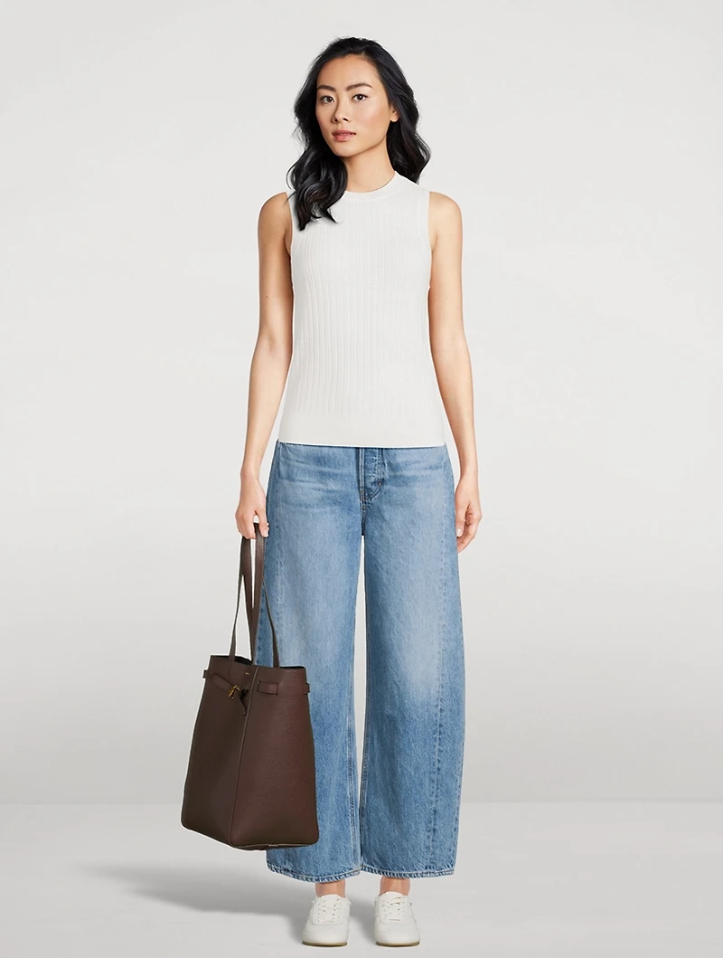 Jerrel Merino Wool Sleeveless Sweater
