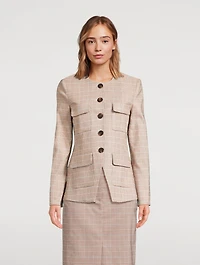 Orrin Jacket Plaid Print