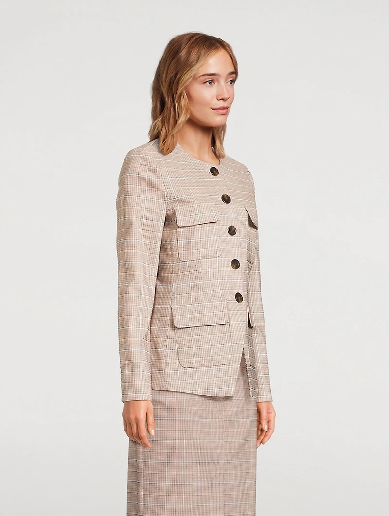 Orrin Jacket Plaid Print