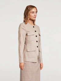Orrin Jacket Plaid Print