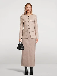 Orrin Jacket Plaid Print