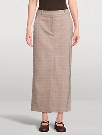 Maxine Plaid Pencil Skirt