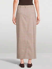 Maxine Plaid Pencil Skirt