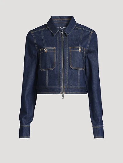 Patty Cropped Denim Jacket