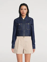 Patty Cropped Denim Jacket