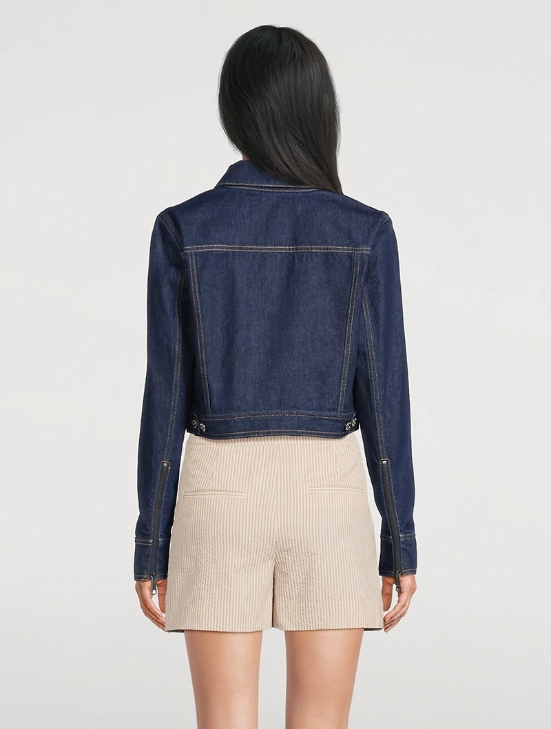 Patty Cropped Denim Jacket