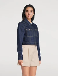 Patty Cropped Denim Jacket