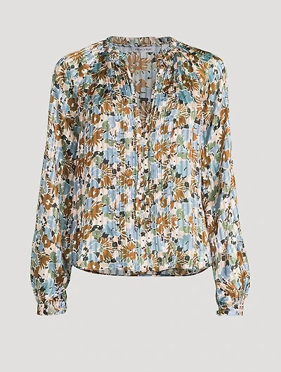 Linds Silk Blouse Floral Print
