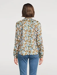 Linds Silk Blouse Floral Print