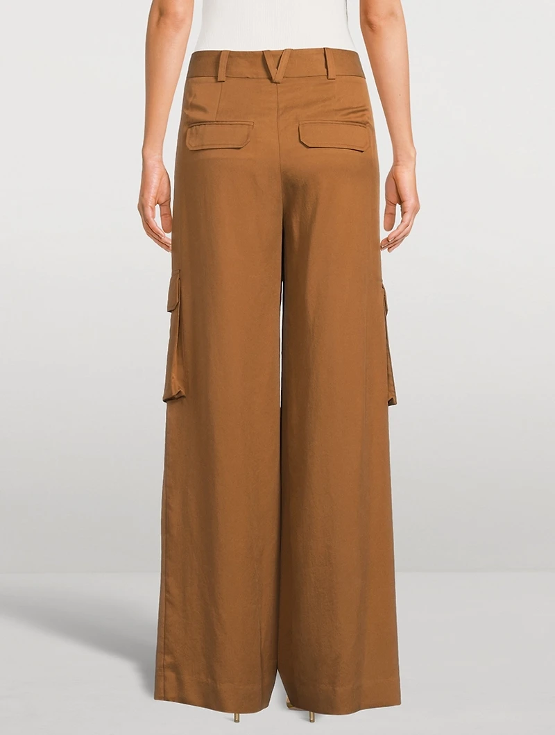 Saul Wide-Leg Cargo Pants