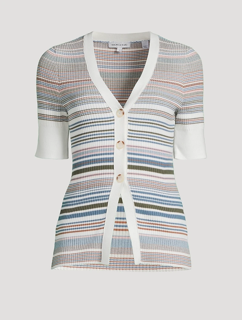Fawne Ribbed Cardigan