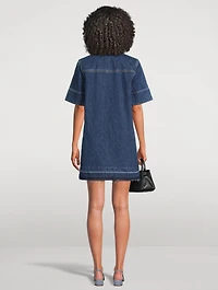 Felice Denim Polo Dress