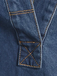 Felice Denim Polo Dress