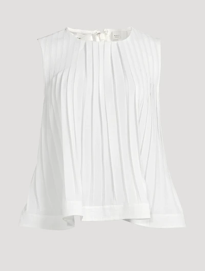 Pleated A-Line Blouse