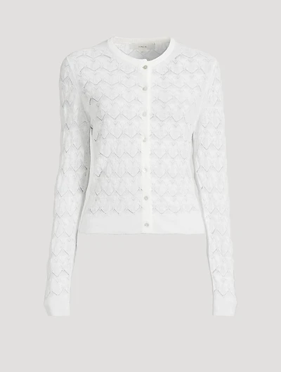 Lace-Stitch Cardigan