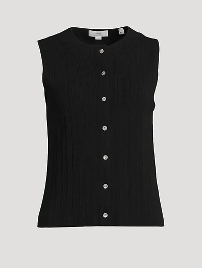 Sleeveless Cardigan