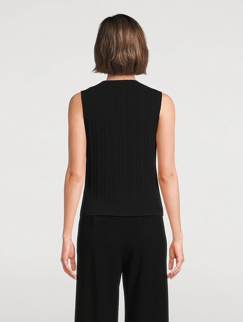 Sleeveless Cardigan