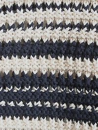 Stripe Jacquard Cardigan