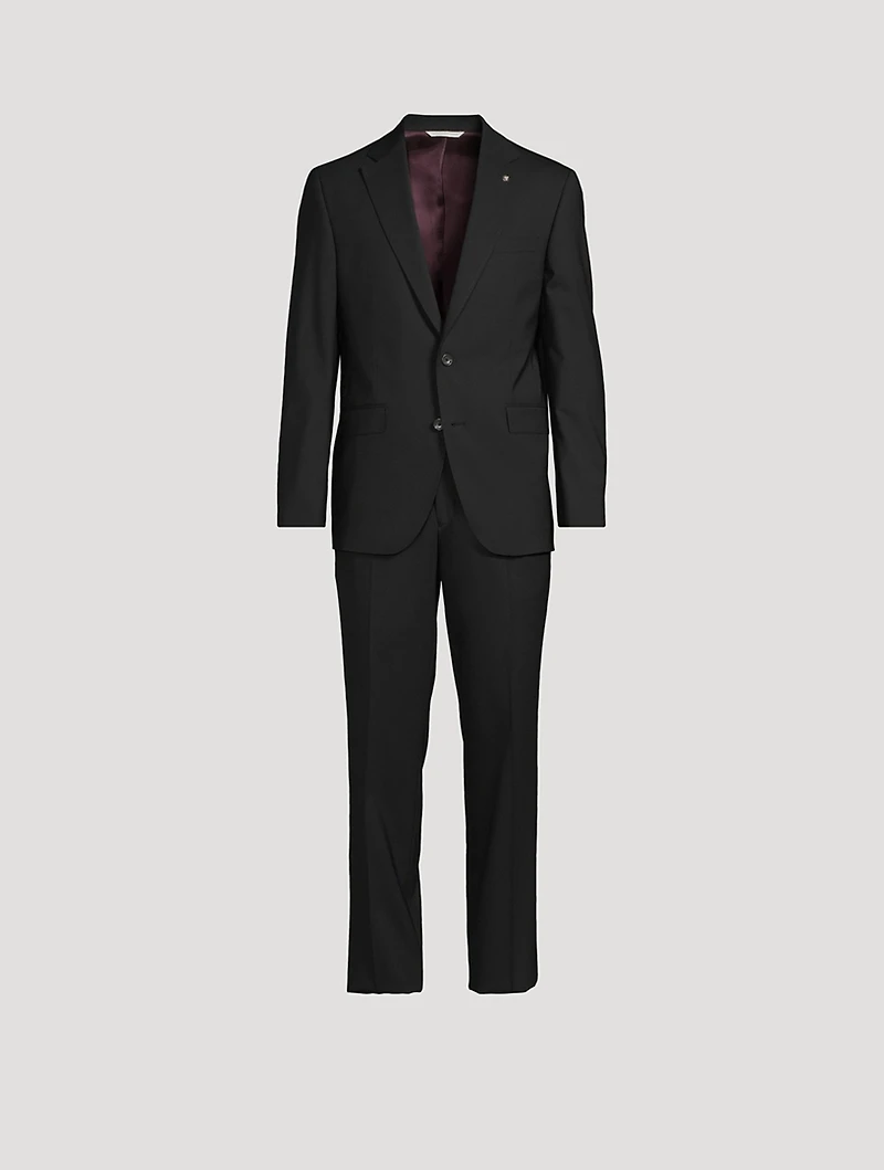 Wool Stretch Two-Piece Suit